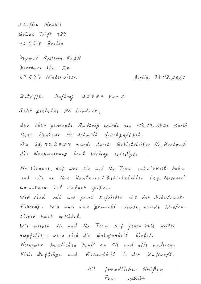 Familie Neuber aus 12557 Berlin